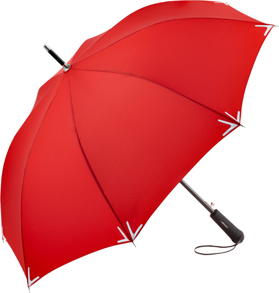FARE AC-Stockschirm Safebrella® LED rot
